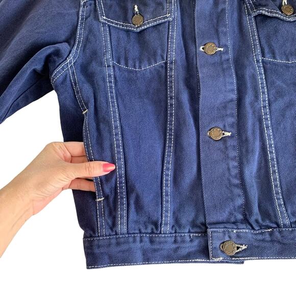 Via Penny Lane Reworked Apparel | Spice Girls Graphic Custom Denim Jacket - Picture 10 of 11